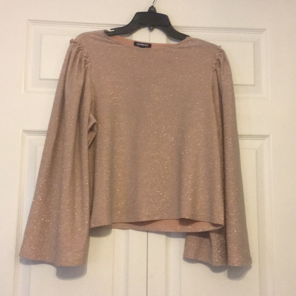 Express glitter top